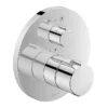 Duravit C.1 Round Thermostatic Shower Mixer With Diverter For Concealed Installation - Chrome -Home Bathroom c14200014010 l