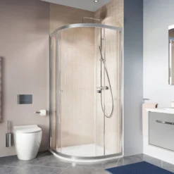 Crosswater 900 X 900mm Clear 6 Quadrant Double Door Shower Enclosure -Home Bathroom caqds0800 d1