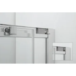 Crosswater 900 X 900mm Clear 6 Quadrant Double Door Shower Enclosure -Home Bathroom caqds0800 d2