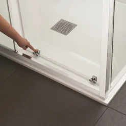 Crosswater 1000 X 800mm Clear 6 Offset Quadrant Single Door Shower Enclosure