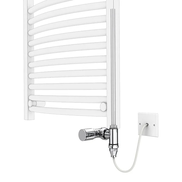 Monza 500 X 1120mm Oval Heated Towel Rail (incl. Valves + Electric Heating Kit) 5 Monza 500 X 1120mm Oval Heated Towel Rail (incl. Valves + Electric Heating Kit) - Image 3