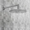 Cruze Round Concealed Individual Diverter + Thermostatic Control Valve With Handset + 300mm Shower Head -Home Bathroom crzisvpk2 nd4