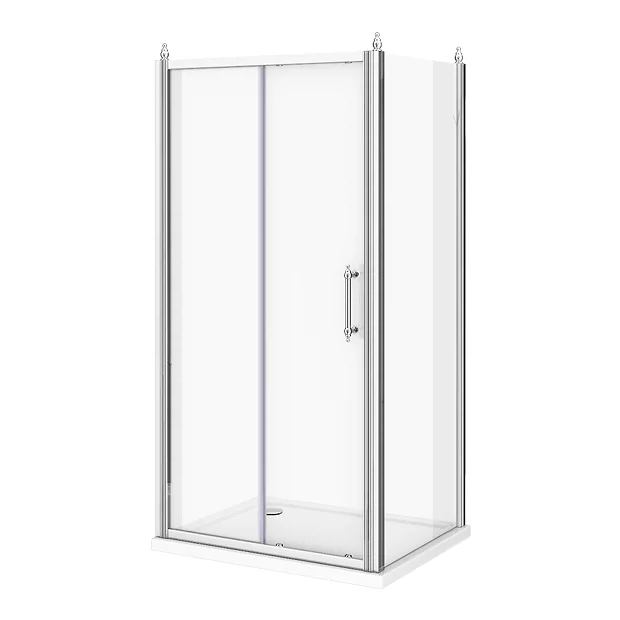 Chatsworth Traditional 1000 X 700mm Sliding Door Shower Enclosure + Tray 6 Chatsworth Traditional 1000 X 700mm Sliding Door Shower Enclosure + Tray - Image 4