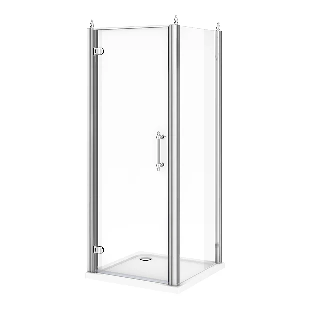 Chatsworth Traditional 800 X 800mm Hinged Door Shower Enclosure + Tray 6 Chatsworth Traditional 800 X 800mm Hinged Door Shower Enclosure + Tray - Image 4