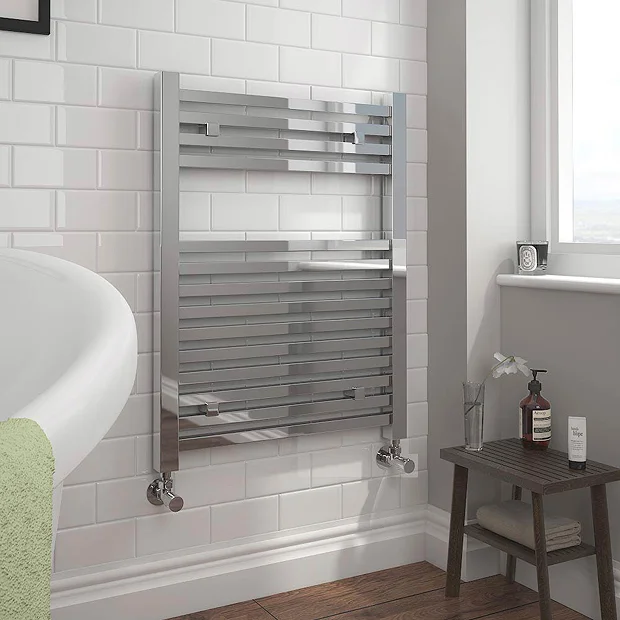 Cube Heated Towel Rail - Chrome (600 X 690mm) 3 Cube Heated Towel Rail - Chrome (600 X 690mm)