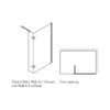 Crosswater Design View Double Sided Walk In Shower Enclosure - 2 Size Options -Home Bathroom designenc d1
