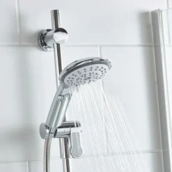 Bristan Design Utility Lever Bar Mixer With Adjustable Riser Kit & Fast Fit Wall Fixings -Home Bathroom dul2shxarffc.ai1