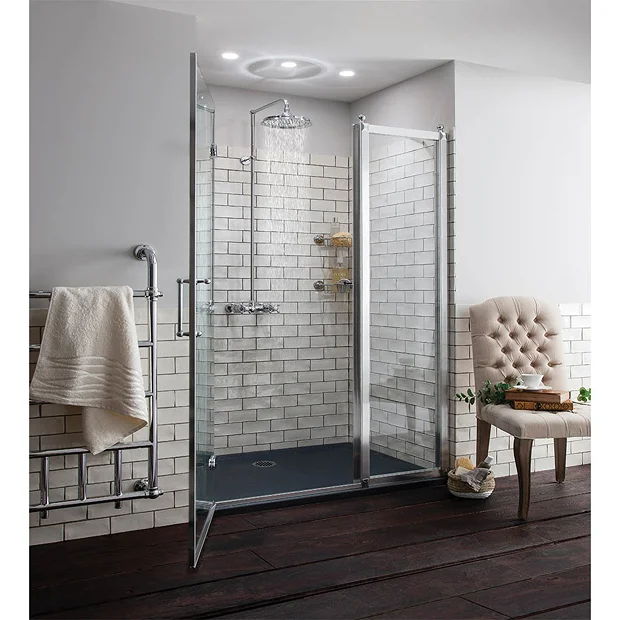 Burlington Eden Thermostatic Single Outlet Exposed Shower Bar Valve & Rigid Riser With Fixed Head 5 Burlington Eden Thermostatic Single Outlet Exposed Shower Bar Valve & Rigid Riser With Fixed Head - Image 3