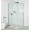 Roman Embrace Single Door Offset Quadrant Shower Enclosure - Various Size Options 1 Roman Embrace Single Door Offset Quadrant Shower Enclosure - Various Size Options -Home Bathroom esq8913s l