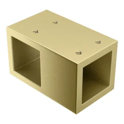 Arezzo Brushed Brass 10mm Glass 1400 X 900 Wet Room (inc. Screen, Side Panel + Tray)