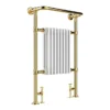 JTP Grosvenor Antique Brass 963 X 673mm Traditional Heated Towel Radiator