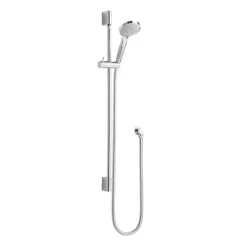 Hudson Reed - Kristal Triple Shower Valve With Cloudburst Fixed Head & Slider Rail Kit