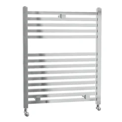 Lindley Straight Heated Towel Rail - W500 X H690mm - Chrome