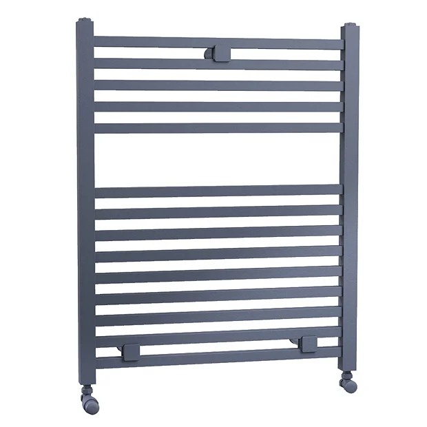 Lindley Straight Heated Towel Rail - W500 X H690mm - Anthracite 4 Lindley Straight Heated Towel Rail - W500 X H690mm - Anthracite - Image 2
