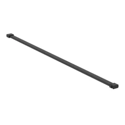 Ideal Standard Connect 2 Silk Black 1200mm Wetroom Panel + Straight Bracing Bracket