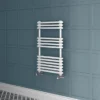 Keswick 500 X 832 Cast Iron Style Traditional White Towel Rail 1 Keswick 500 X 832 Cast Iron Style Traditional White Towel Rail -Home Bathroom keswht85 d1