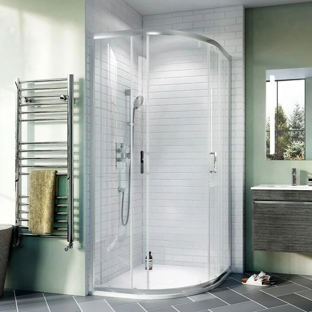 Crosswater 800 X 800mm Kai 6 Quadrant Double Door Shower Enclosure 5 Crosswater 800 X 800mm Kai 6 Quadrant Double Door Shower Enclosure - Image 3