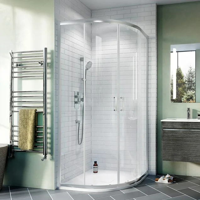 Crosswater 800 X 800mm Kai 6 Quadrant Double Door Shower Enclosure 4 Crosswater 800 X 800mm Kai 6 Quadrant Double Door Shower Enclosure - Image 2