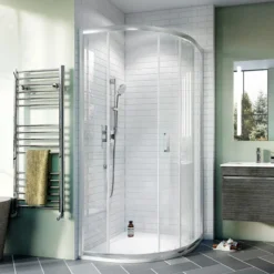 Crosswater 800 X 800mm Kai 6 Quadrant Single Door Shower Enclosure 10 Crosswater 800 X 800mm Kai 6 Quadrant Single Door Shower Enclosure -Home Bathroom klqssc0800 d1 1