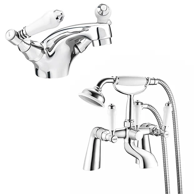 Lancaster Traditional Tap Package (Bath + Basin Tap) 4 Lancaster Traditional Tap Package (Bath + Basin Tap) - Image 2