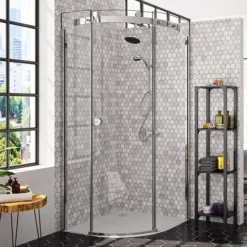 Merlyn 10 Series 800 X 800mm RH 1 Door Quadrant Enclosure -Home Bathroom m103211cr lnn