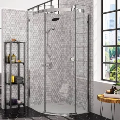 Merlyn 10 Series 900 X 900mm LH 1 Door Quadrant Enclosure -Home Bathroom m103221cl lnn