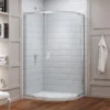 Merlyn 8 Series 1000 X 800mm 1 Door Offset Quadrant Enclosure -Home Bathroom m83222 ln 1
