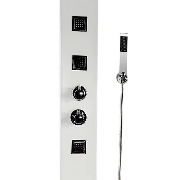 Maverick Tower Shower Panel (Thermostatic) - White 6 Maverick Tower Shower Panel (Thermostatic) - White - Image 4