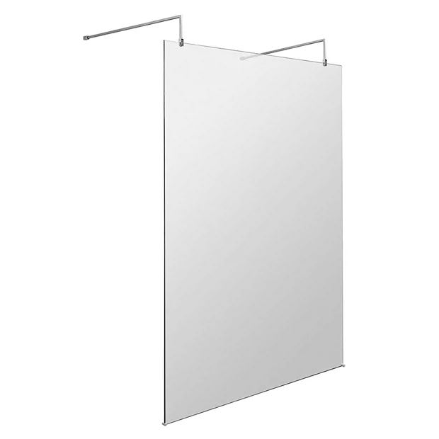 Milton Free Standing Wet Room Screen With Double Support Arms + Feet 4 Milton Free Standing Wet Room Screen With Double Support Arms + Feet - Image 2