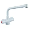 Bristan - Manhattan Easy Fit Monobloc Kitchen Sink Mixer - White -Home Bathroom mhsnkefwht ln