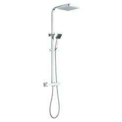 Milan Modern Thermostatic Shower - Chrome -Home Bathroom mil002 v2 d1