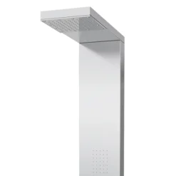 Milan Modern Stainless Steel Tower Shower Panel (Thermostatic) -Home Bathroom milanmodernstainlesssteeltowershowerpaneld1