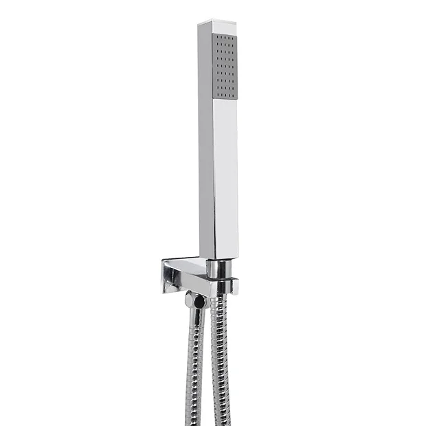 Ultra Series L Triple Thermostatic Valve With Square Shower Head + Handset 6 Ultra Series L Triple Thermostatic Valve With Square Shower Head + Handset - Image 4
