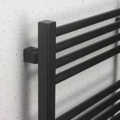 Crosswater MPRO 480 X 1140mm Heated Towel Rail - Matt Black -Home Bathroom mp48x1140mb d1