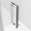 Monza 1000 X 900mm Sliding Door Shower Enclosure + Pearlstone Tray