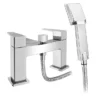 Monza Curved Modern Bath Shower Mixer Tap + Shower Kit -Home Bathroom mzc12 d1