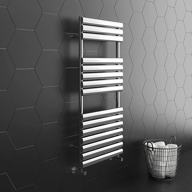 Monza 500 X 1120mm Oval Heated Towel Rail (incl. Valves + Electric Heating Kit) 3 Monza 500 X 1120mm Oval Heated Towel Rail (incl. Valves + Electric Heating Kit)