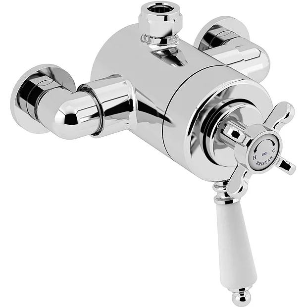 Bristan 1901 Exposed Concentric Top Outlet Shower Valve - Chrome 3 Bristan 1901 Exposed Concentric Top Outlet Shower Valve - Chrome