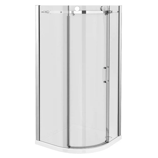 Nova Frameless 900 X 900mm Single Door Quadrant Shower Enclosure 5 Nova Frameless 900 X 900mm Single Door Quadrant Shower Enclosure - Image 3