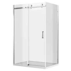 Nova Frameless 1400 X 1000 Sliding Door Shower Enclosure 7 Nova Frameless 1400 X 1000 Sliding Door Shower Enclosure -Home Bathroom nv149se d1