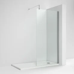 Nova 1700 X 700 Bath Replacement Wet Room (1000mm Chrome Screen W. Tray) -Home Bathroom nv17brwr d2
