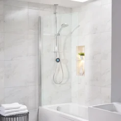 Aqualisa Optic Q Smart Shower Exposed With Adjustable Head And Bath Filler -Home Bathroom opq.a.ev .dvbtx .20 d1