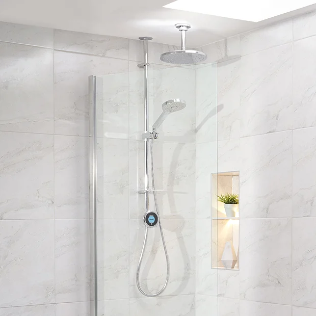 Aqualisa Optic Q Smart Shower Exposed With Adjustable And Ceiling Fixed Head 4 Aqualisa Optic Q Smart Shower Exposed With Adjustable And Ceiling Fixed Head - Image 2
