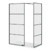 Osaka Matt Black 1400 X 800mm Wet Room (inc. Screen, Side Panel + Tray) 2 Osaka Matt Black 1400 X 800mm Wet Room (inc. Screen, Side Panel + Tray) -Home Bathroom osmbwisp149 d3