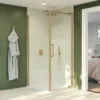 Crosswater Optix 10 Brushed Brass Side Panel For Pivot Door 1 Crosswater Optix 10 Brushed Brass Side Panel For Pivot Door -Home Bathroom oxwpspfc0800 d1