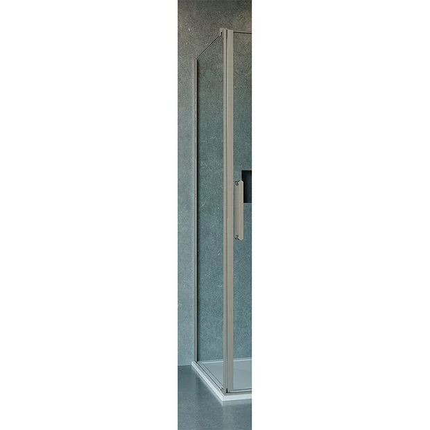 Crosswater Optix 10 Brushed Stainless Steel Side Panel For Pivot Door 4 Crosswater Optix 10 Brushed Stainless Steel Side Panel For Pivot Door - Image 2