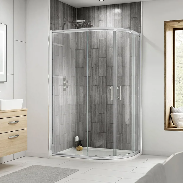 Pacific RH Offset Quadrant Shower Enclosure Inc. Tray 4 Pacific RH Offset Quadrant Shower Enclosure Inc. Tray - Image 2