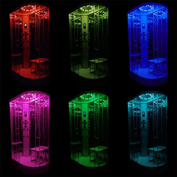 Insignia Platinum 1100 X 700mm Shower Cabin Black Frame 8 Insignia Platinum 1100 X 700mm Shower Cabin Black Frame - Image 6