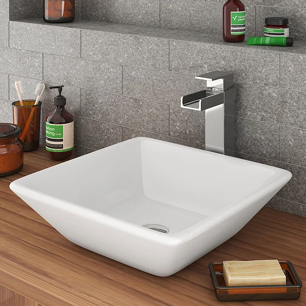 Monza Waterfall High Rise Mono Basin Mixer Tap 5 Monza Waterfall High Rise Mono Basin Mixer Tap - Image 3