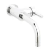 Hudson Reed - Tec Single Lever Wall Mounted Side Action Basin Mixer -Home Bathroom pn381 l